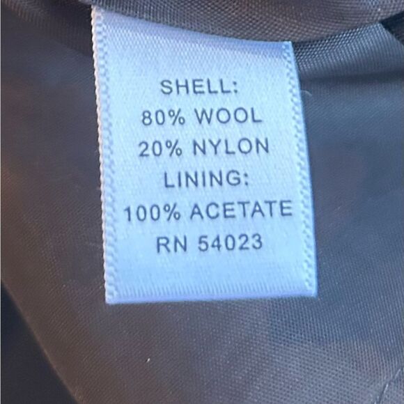 Banana Republic Brown Wool A Line Skirt Button Front Size 0 - Picture 9 of 10